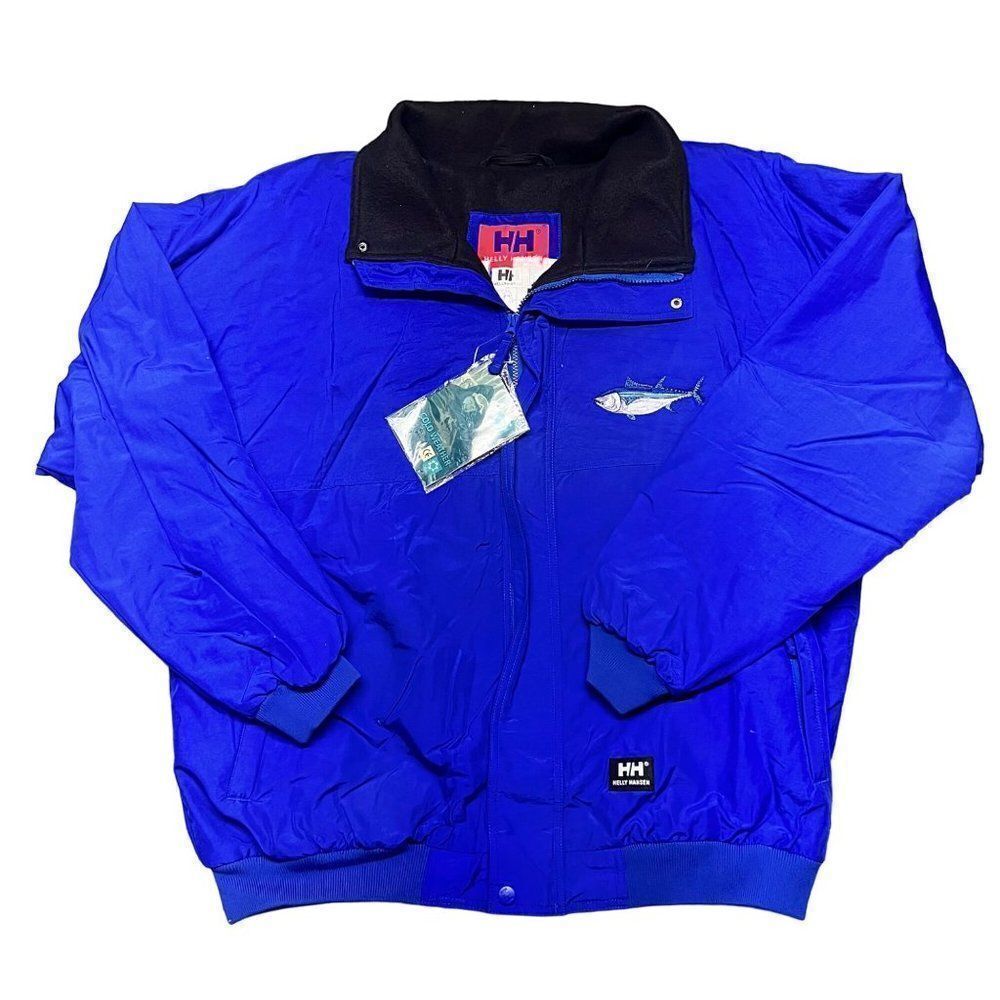 Helly Hansen Storm Jacket Custom Embroidery Mazarine Blue Men's Extra Large (XL)